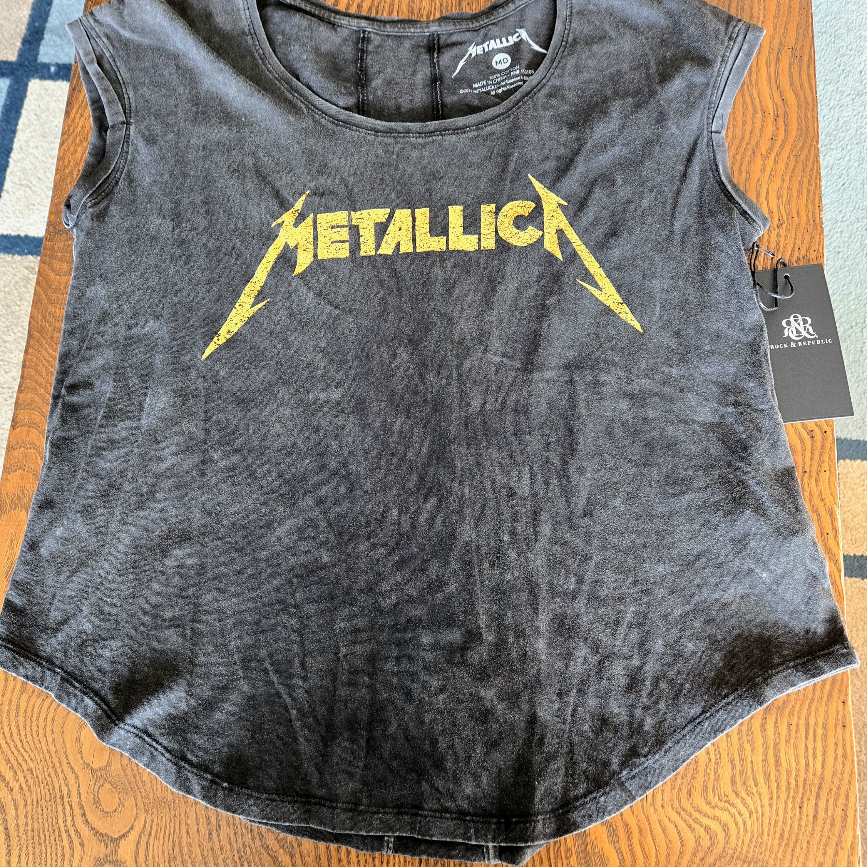 Rock & Republic Gray And Black Knitwear